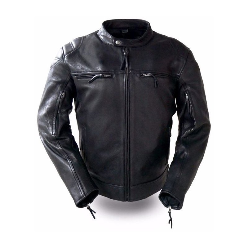 leather biker jacket