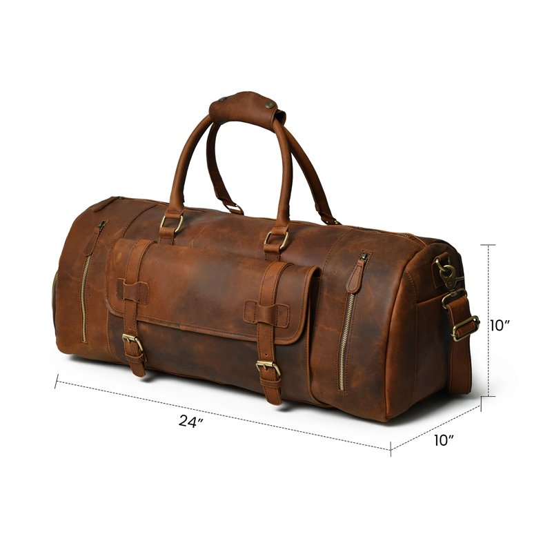 leather duffle bags
